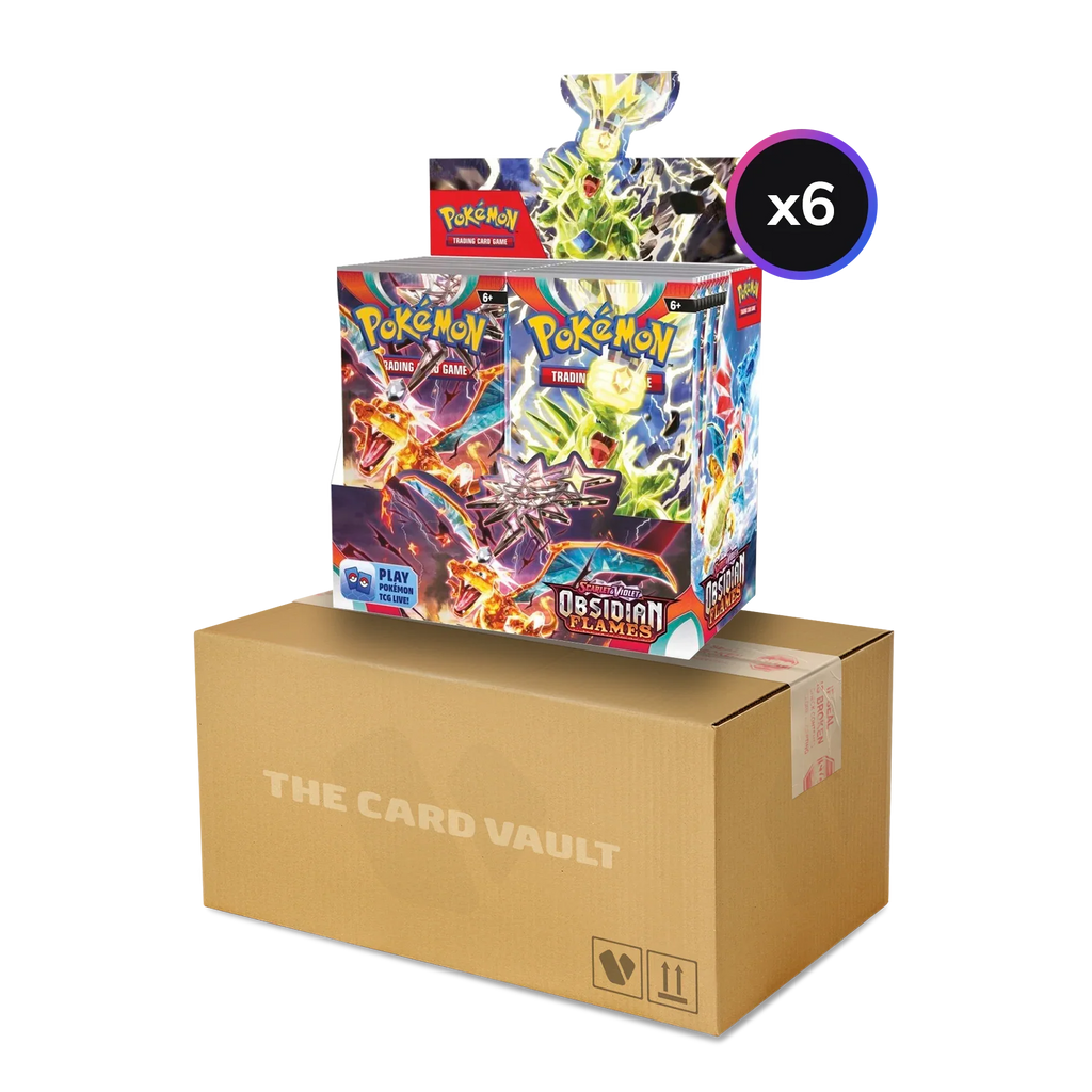 Pokemon TCG - Scarlet & Violet - Obsidian Flames - Display Case (6x Booster Boxes)