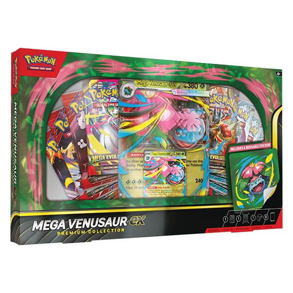 Pokemon TCG - Mega Evolution - Mega Venusaur ex Premium Collection Box