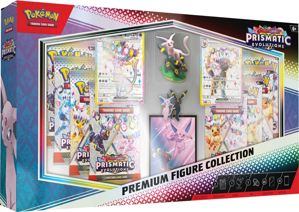 Pokemon TCG - Scarlet & Violet - Prismatic Evolutions - Premium Figure Collection Box