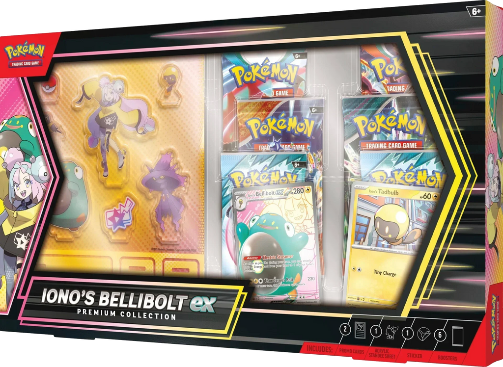 Pokemon TCG - Scarlet & Violet - Iono’s Bellibolt ex Premium Collection Box
