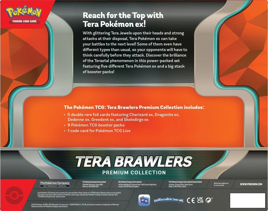 Pokemon TCG - Scarlet & Violet -  Tera Brawlers Premium Collection Box