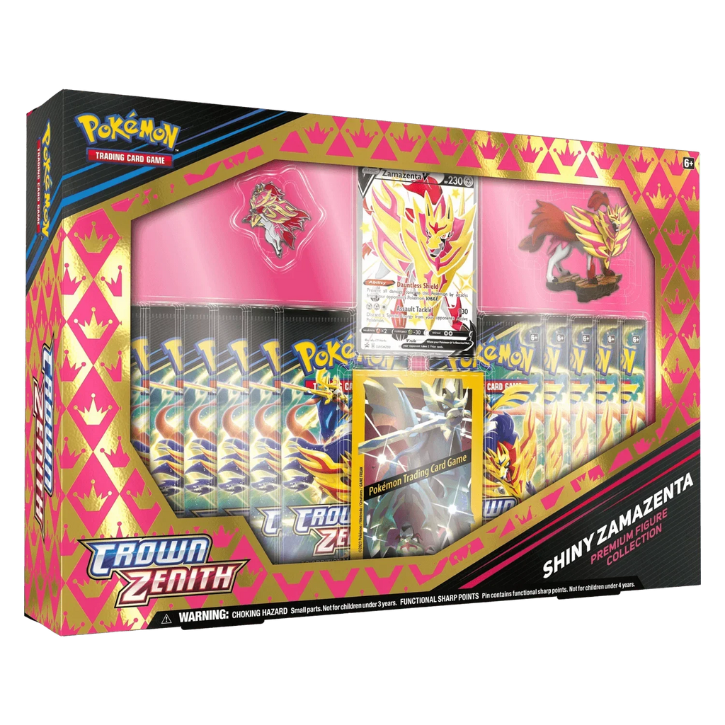 Pokemon TCG - Sword & Shield - Crown Zenith - Premium Figure Collection - Zamazenta V