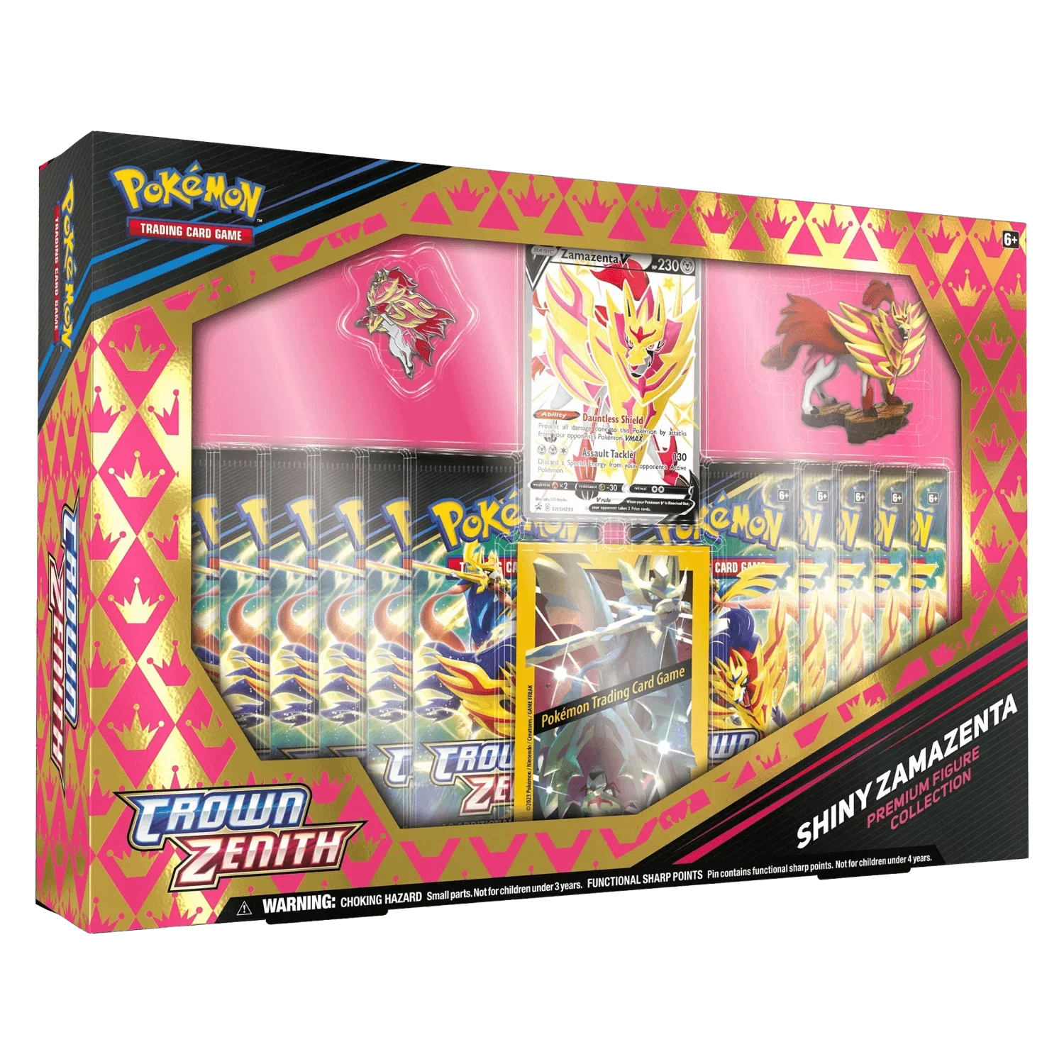 Pokemon TCG - Sword & Shield - Crown Zenith - Premium Figure Collection - Zamazenta V