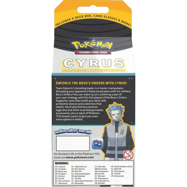 Pokemon TCG - Sword & Shield - Premium Tournament Collection Box - Cyrus