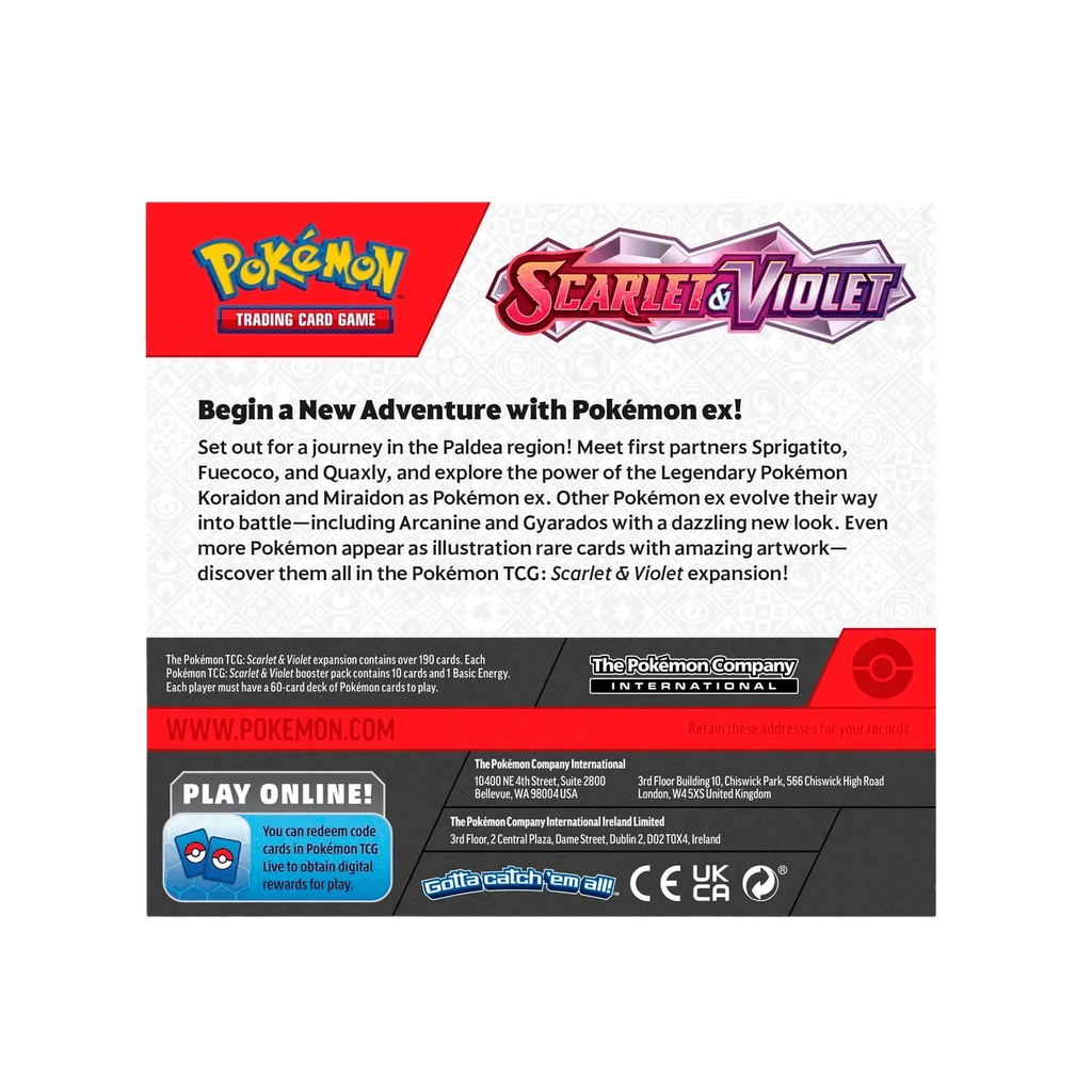 Pokemon TCG - Scarlet & Violet - Base Set - Booster Box (36x Packs)