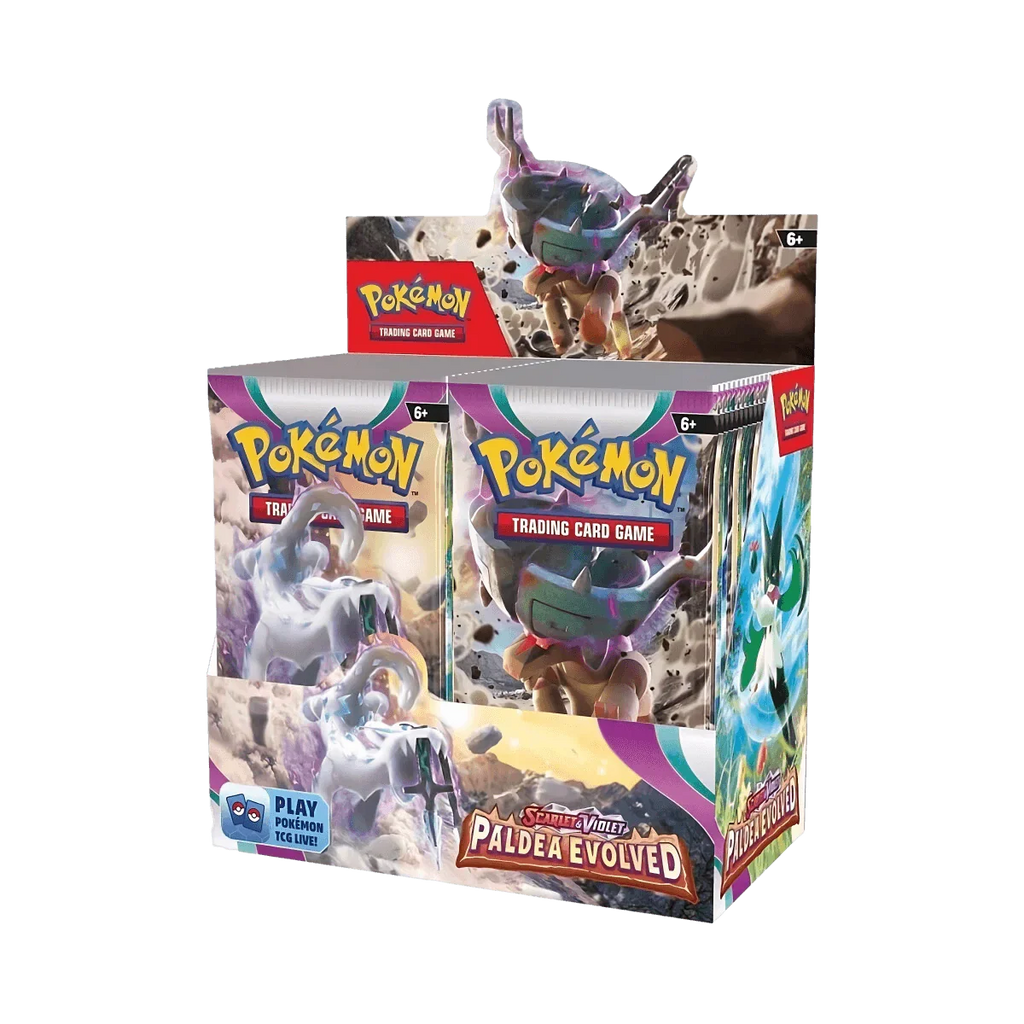 Pokemon TCG - Scarlet & Violet - Paldea Evolved Display Case (6x Booster Boxes)