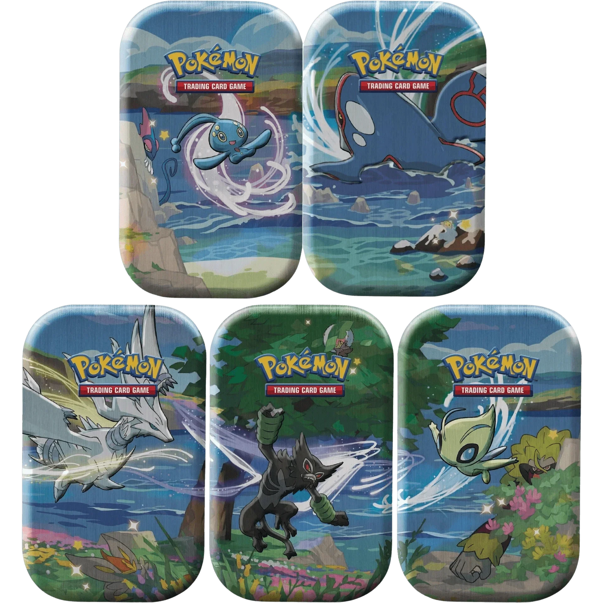 Pokemon TCG - Sword & Shield - Shining Fates - Mini Tin - Display Case (10x Tins)