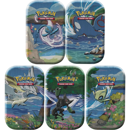 Pokemon TCG - Sword & Shield - Shining Fates - Mini Tin - Display Case (10x Tins)